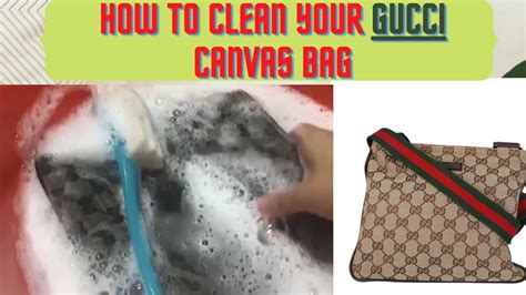 how to clean gucci pvc bag|replacement chain for gucci bag.